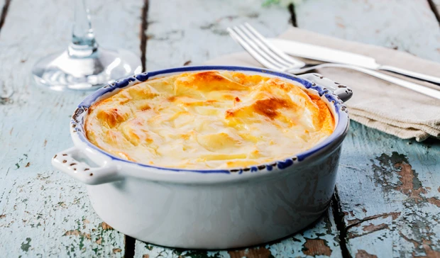 Vegetarischer Kartoffelauflauf