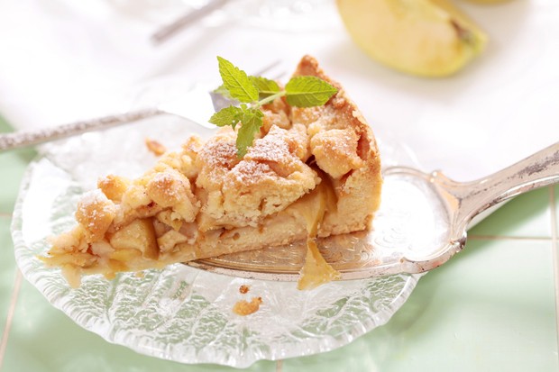 Apfelkuchen mit Mürbteig
