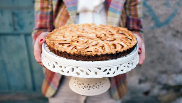 Apfelkuchen mit Dinkel