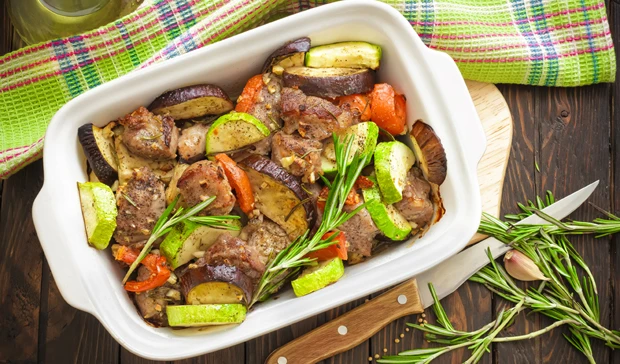 Roastbeef mit Schmorgem&uuml;se