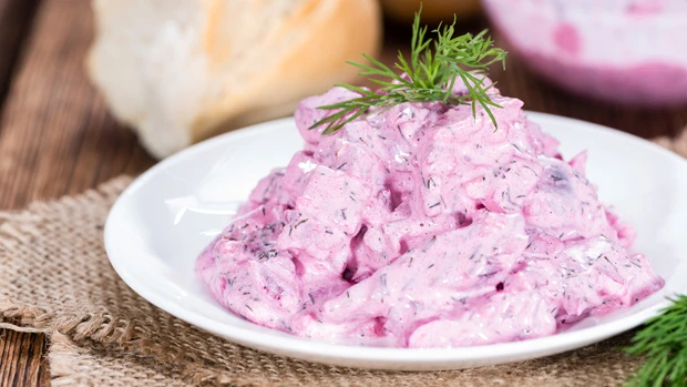 Heringsschmaus mit roten Rüben