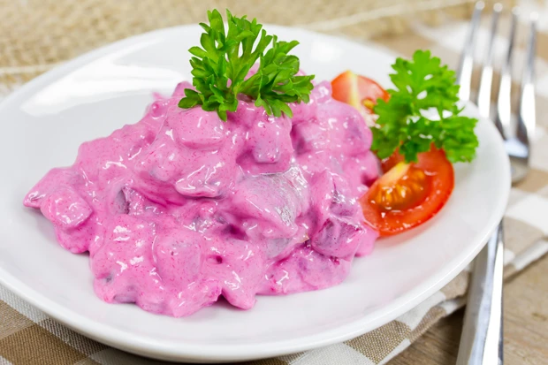 Heringsschmaus ohne Mayonnaise