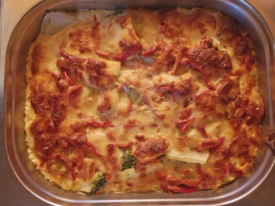 Gratin mit Sauerrahm