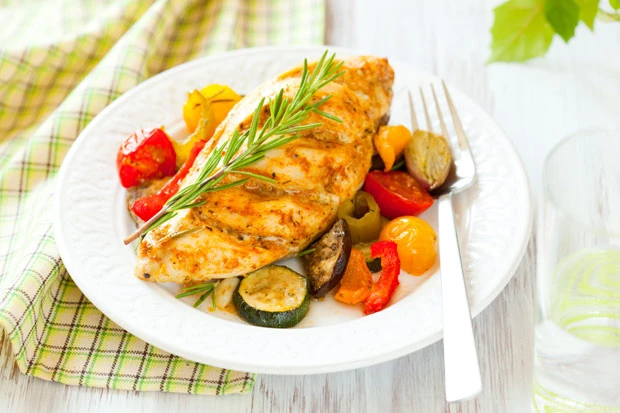 Mediterrane Putenbrust mit Ratatouille