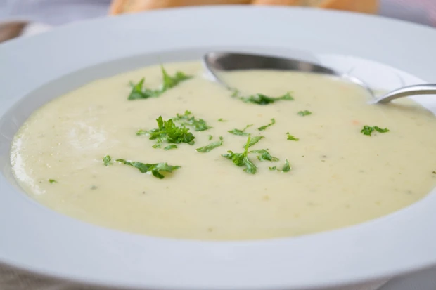 Topinambur-Erdäpfel-Suppe