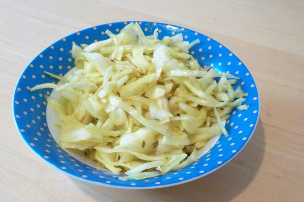 Krautsalat mit Curry