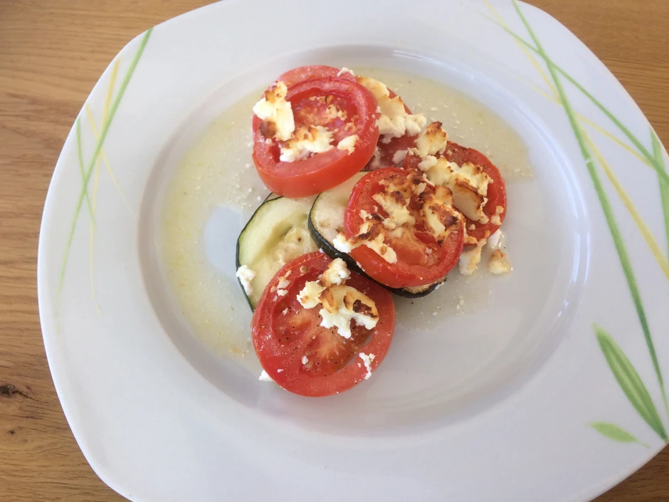 Zucchini-Tomaten-Auflauf