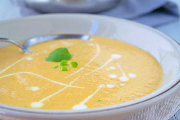 Bananen-Süßkartoffel-Suppe