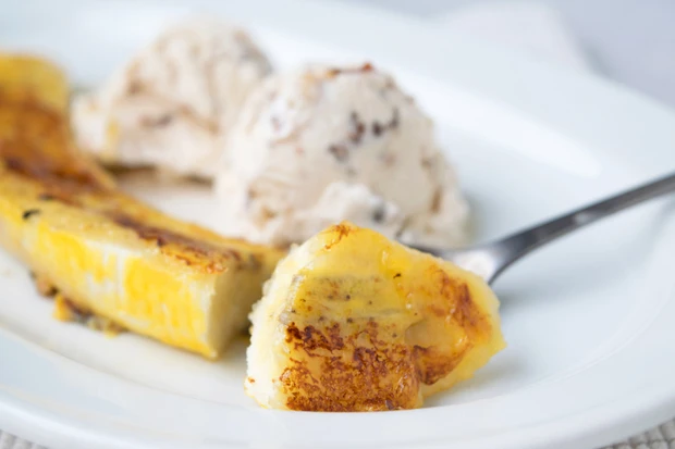 Überbackene Bananen