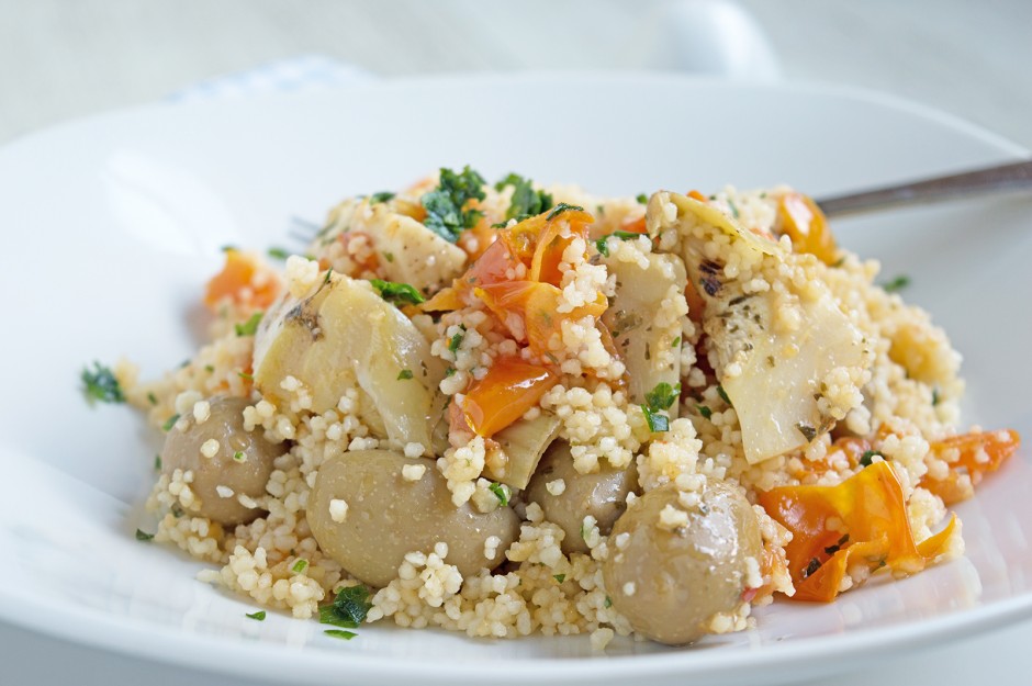 Mediterraner Couscous-Salat
