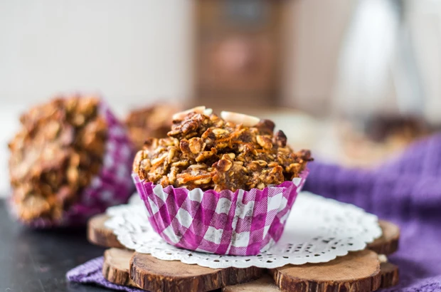 Apfel-Haferflocken-Muffins