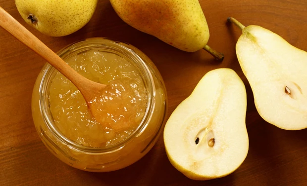 Birnenmarmelade mit Vanille