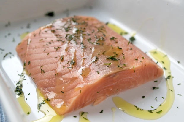 Lachsfilet aus dem Backofen