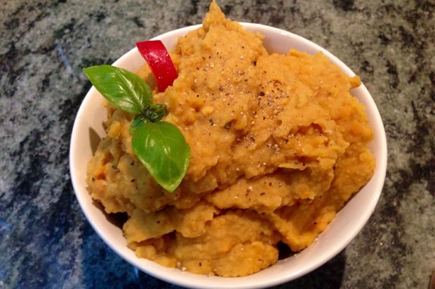 Vegetarischer Linsenaufstrich