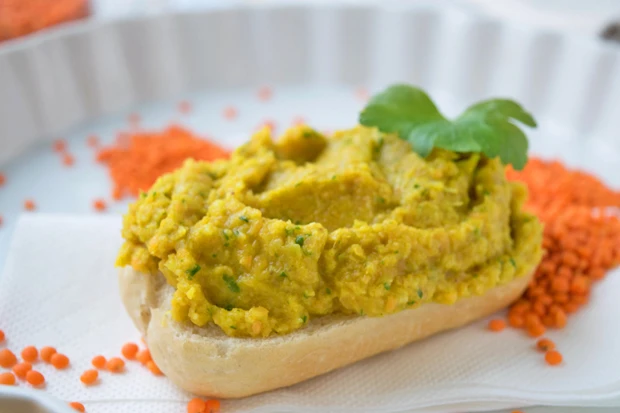Linsenaufstrich mit Curry
