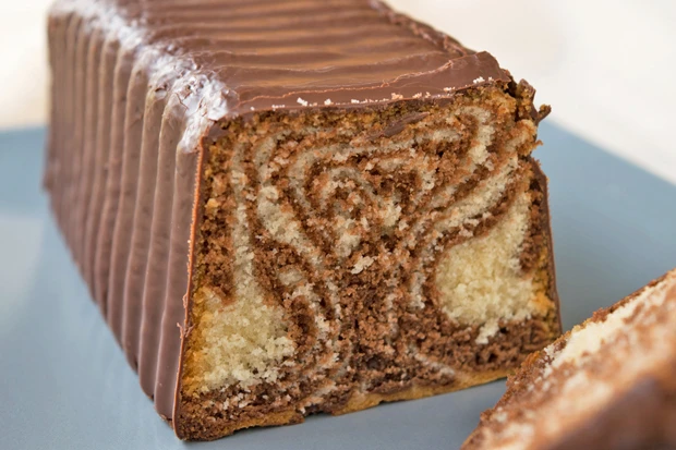 Einfacher Marmorkuchen