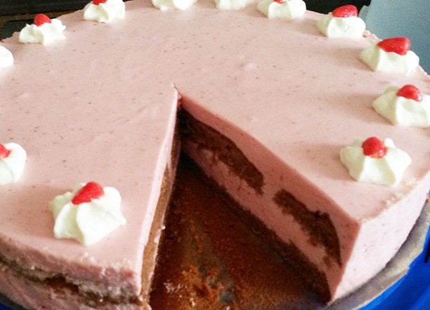 Erdbeer-Schokotorte