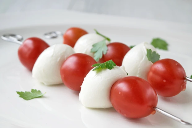 Mozzarella Gemüsespieße