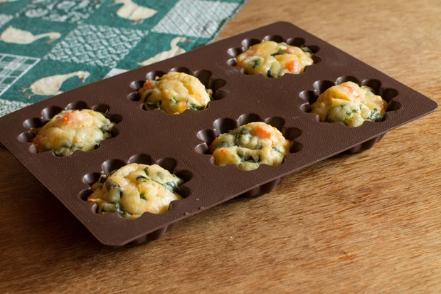 Spinat-Lachs-Muffins