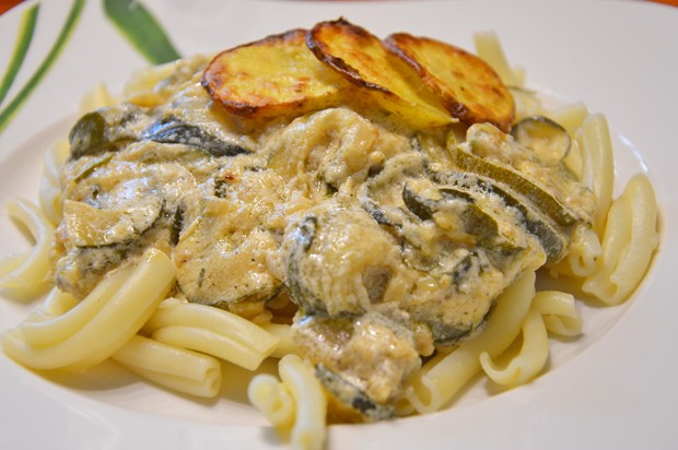 Penne in Zucchinisauce