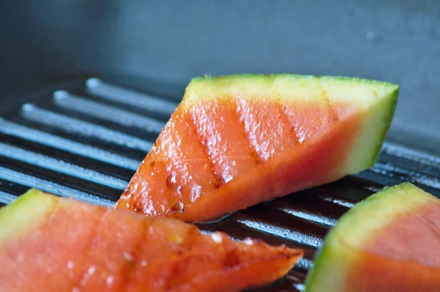Melone vom Grill