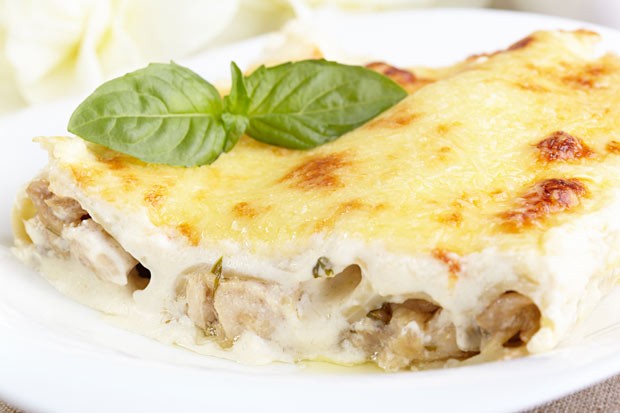 Cannelloni mit Pilz-Hack-Füllung
