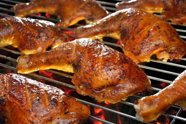 Gegrillte H&uuml;hnerkeulen