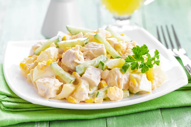 Puten-Ananas-Salat