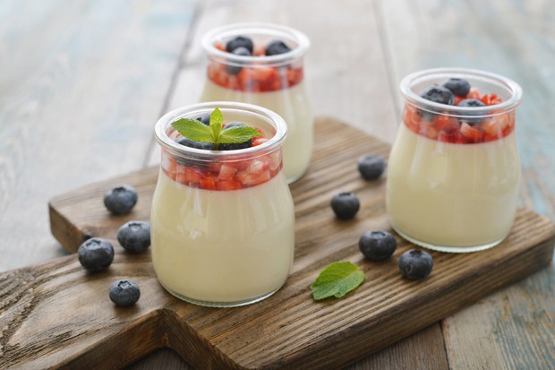 Einfaches Panna Cotta
