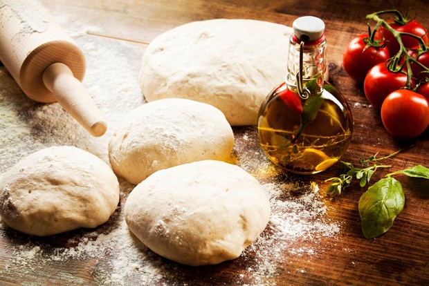 Originaler Pizzateig aus Italien