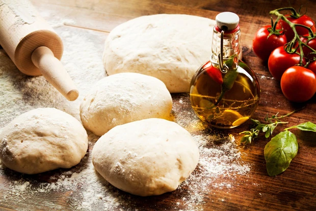 Originaler Pizzateig aus Italien