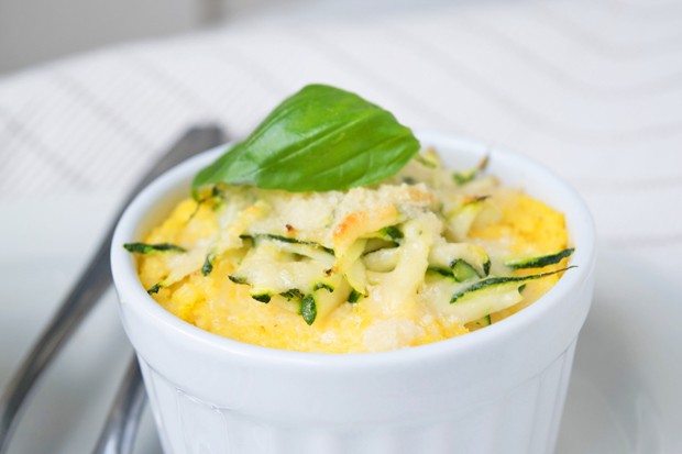 Polenta Auflauf mit Zucchini