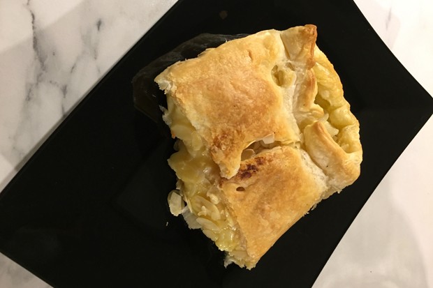 Vanillepudding Strudel