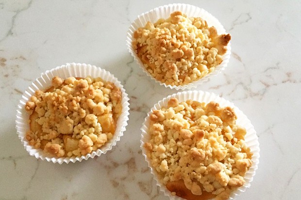 Pfirsich Streusel Muffins - Rezept