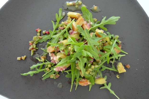 Rhabarbersalat