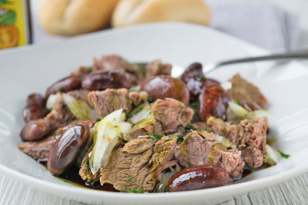 Rindfleischsalat mit Käferbohnen