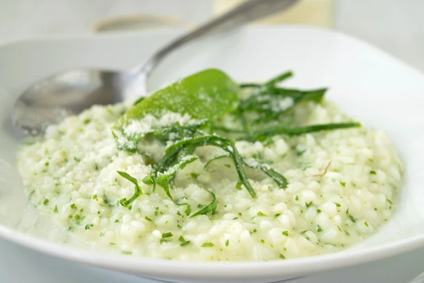 Risotto mit B&auml;rlauch