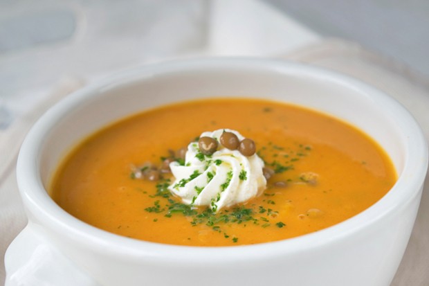 Tomaten-Linse-Suppe