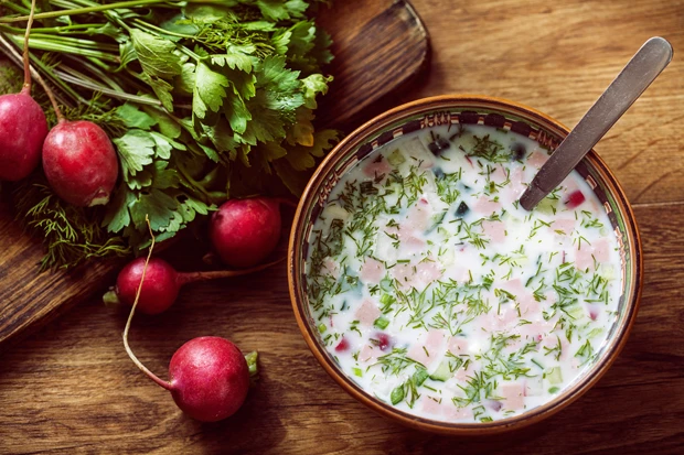 Schnelle Radieschencremesuppe