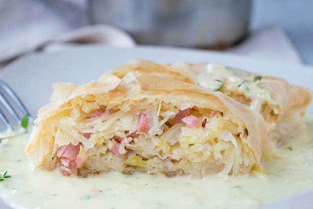 Sauerkrautstrudel