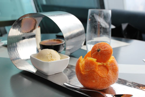 Orangen-Sorbet