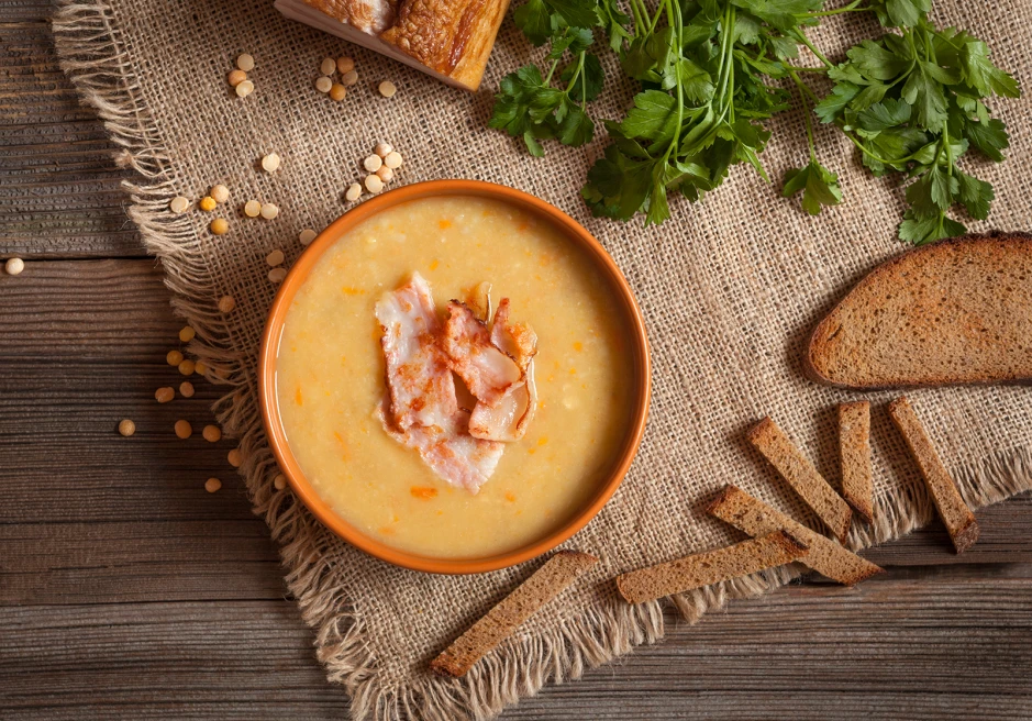 Erbsensuppe aus dem Schnellkochtopf