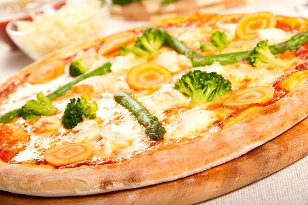 Spargelpizza
