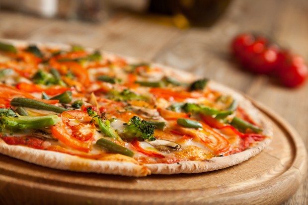 Spargelpizza aus dem Backofen