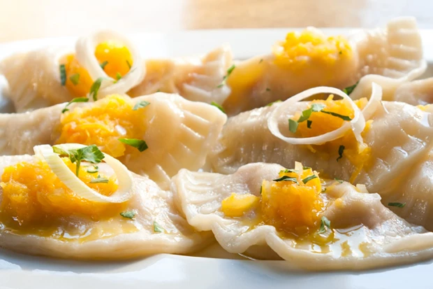 K&uuml;rbis Ravioli