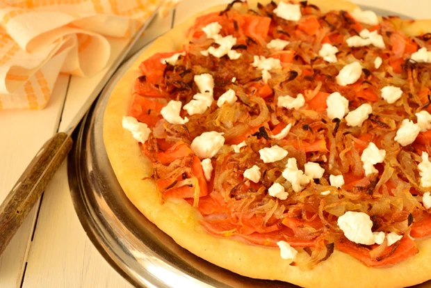 K&uuml;rbis-Pizza