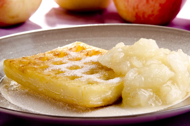 Apfel-Zimt-Waffeln