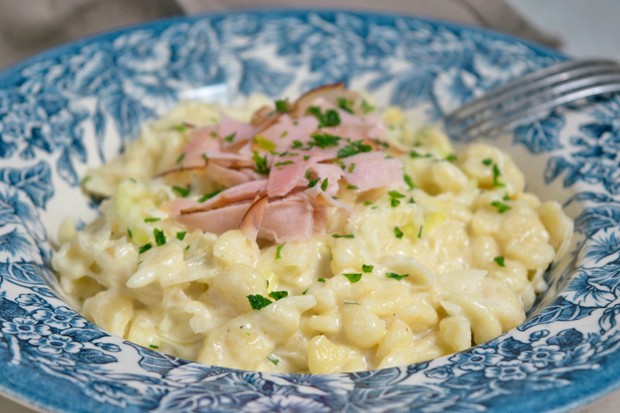 Spätzlepfanne Sauerkraut