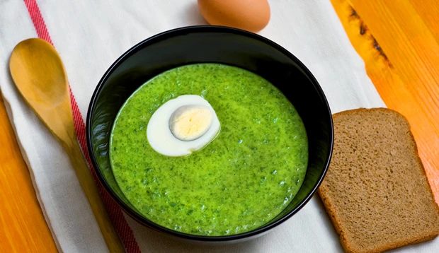 Einfache Spinatcremesuppe