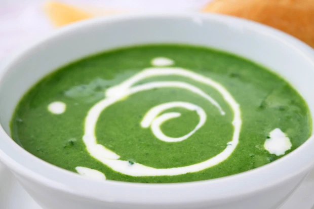 Spinatcremesuppe mit Rahmspinat